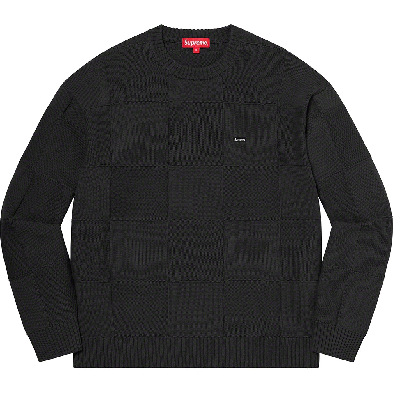 Tonal Checkerboard Small Box Sweater view 5